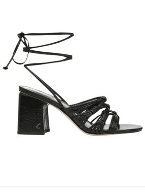 NWT Circus NY by Sam Edelman Black Block Heels Sandals sz 8.5